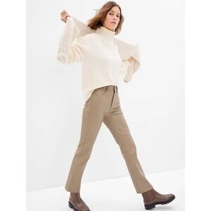 GAP Cheeky Straight High Rise Faux Leather Pants 12/ 31”